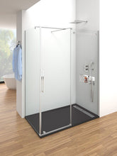 Mampara de Ducha VETRUM 1 FIJO + 1 CORREDERA + LATERAL - BañoClick